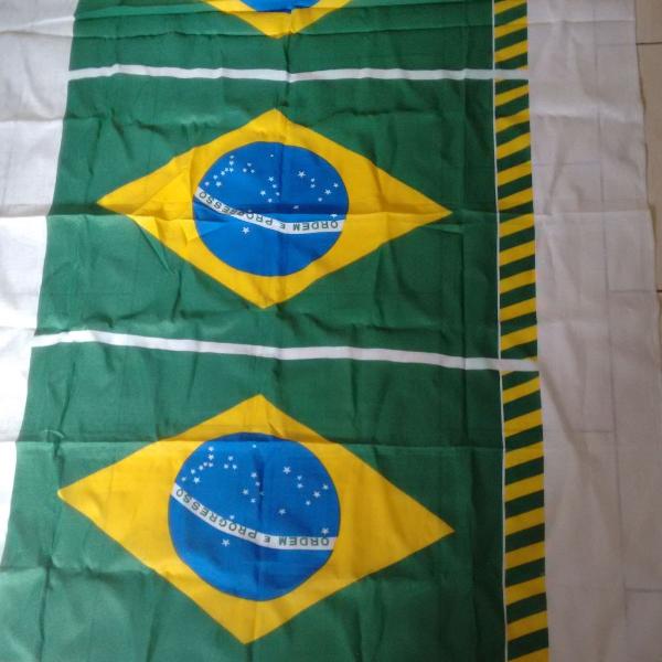 tecido bandeira do brasil