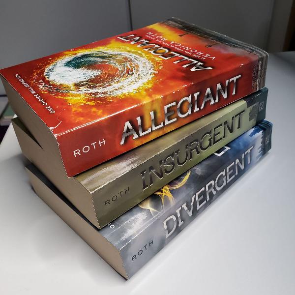 trilogia divergente em inglês - divergent trilogy