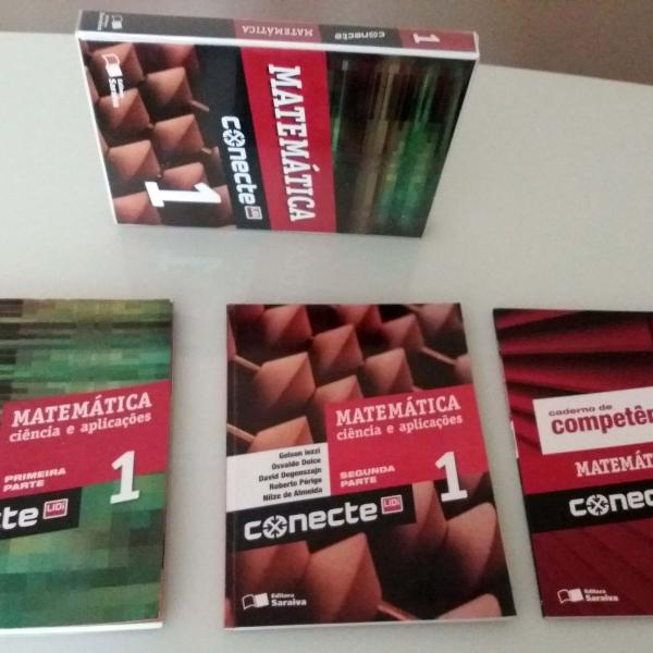 3 livros - matemática - conecte 1