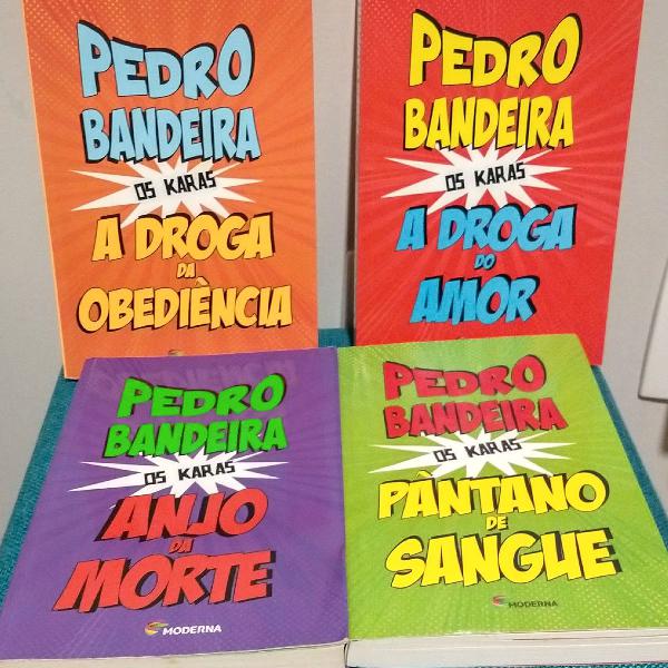 4 Livros Os Karas - Pedro Bandeira
