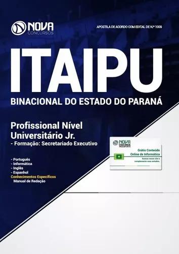 Apostila Itaipu 2018 - Profissional Nível Universitário