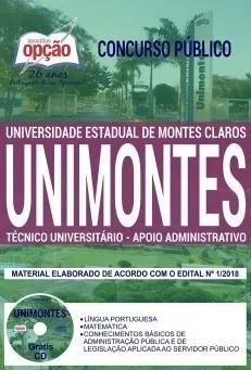 Apostila Unimontes Mg 2019 Técnico Universitário - Apoio