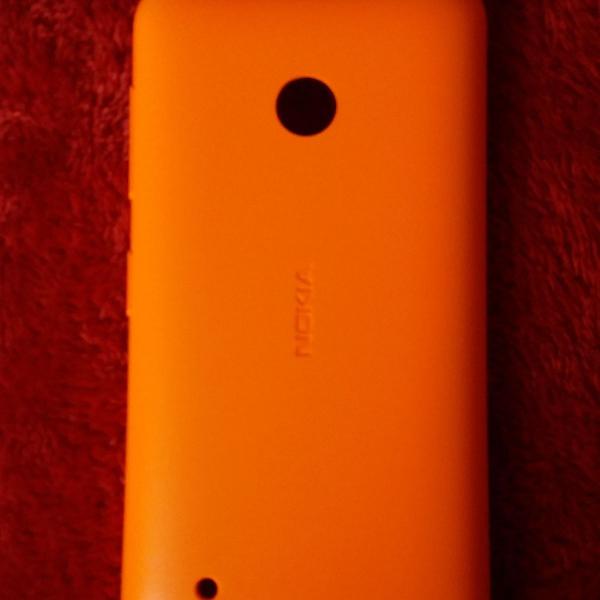 Capinha Original Laranja do Nokia Lumia 530 Dual SIM