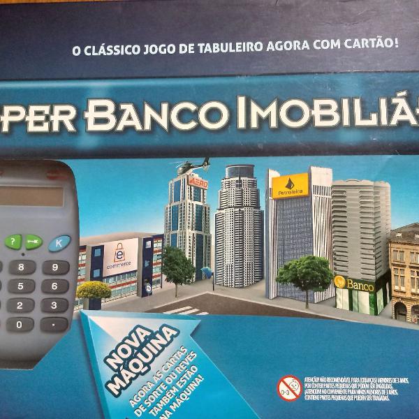 Jogo Banco Imobiliario com máquina de cartão