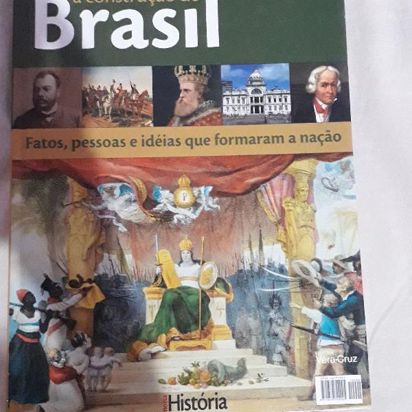 Livro capa dura a construção do Brasil