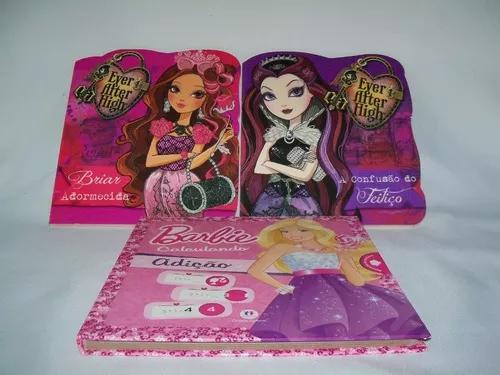 Livros Infanto Juvenis Ever After High E Barbie - 3 Volumes