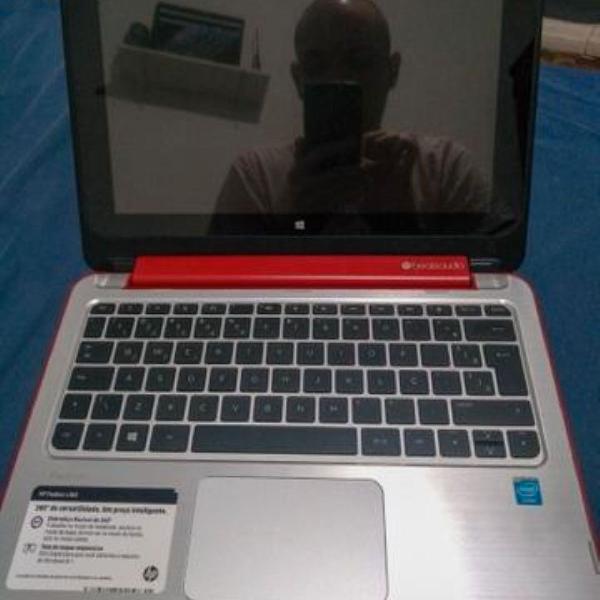 Notebook 2 em 1 touch hp pavilion x360 vermelho