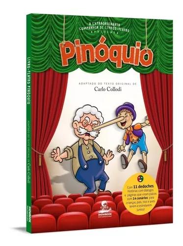 Pinóquio - Livro-teatro Com Dedoches E Cenários