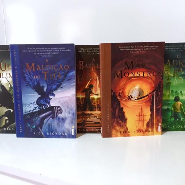 box de livros percy jackson e os olimpianos