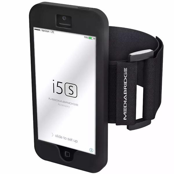 braçadeira armband para iphone 5 5s da mediabridge