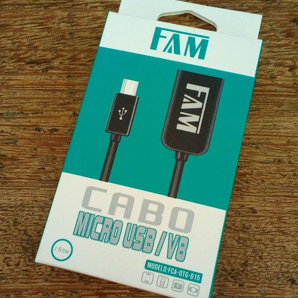 cabo otg micro usb p usb fam original