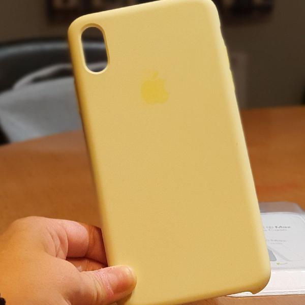 capa iPhone XS Max amarelinha original e nova