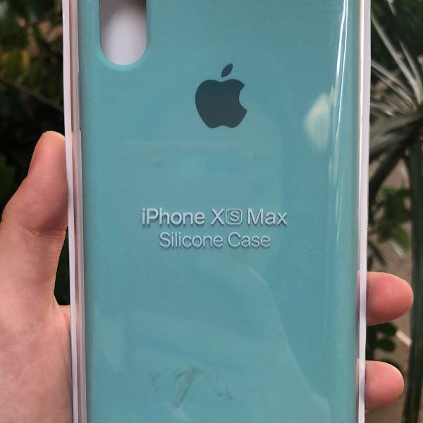 capa silicone iphone xs max