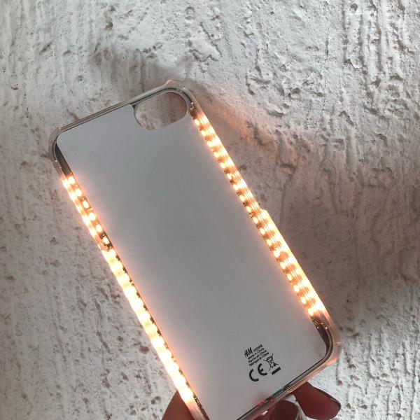 capinha com luz de led