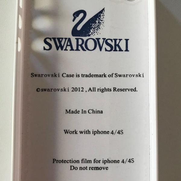 capinha swarovski iphone 4 e 4s