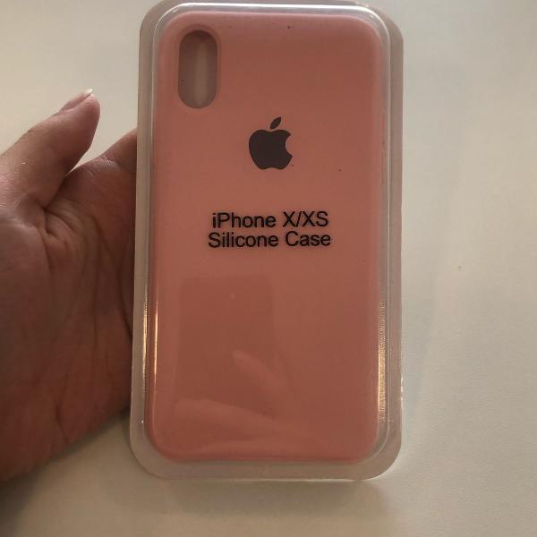 case de silicone apple, iphone x/xs