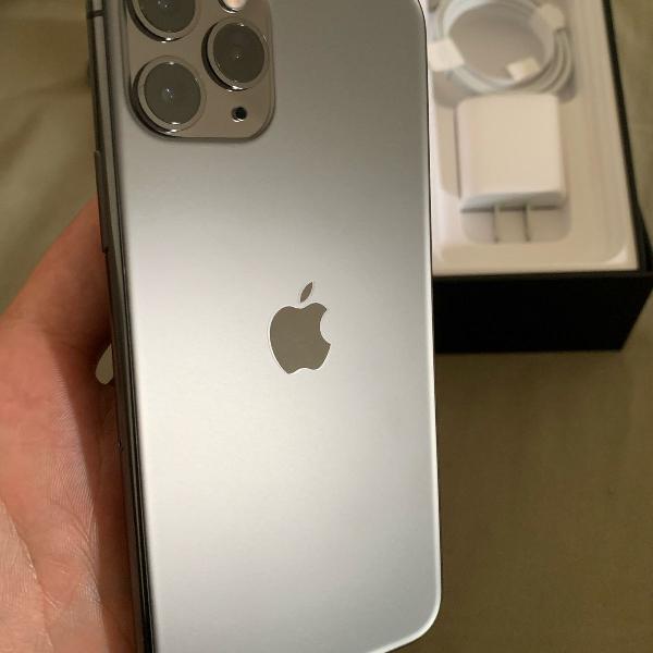 iphone 11 pro + case couro original 256gb