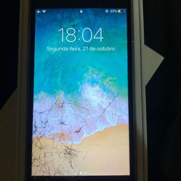 iphone 6 - 16 gb tela trincada