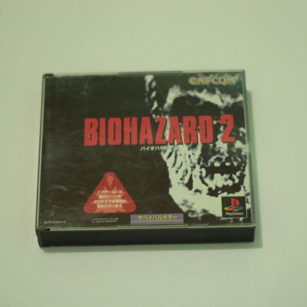 jogo resident evil 2 biohazard para playstation 1 ps1 - 100%