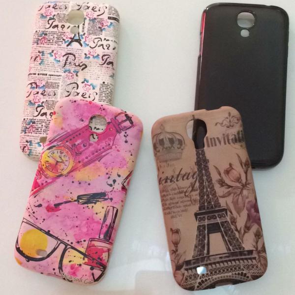 kit 4 capas para samsung galaxy s4