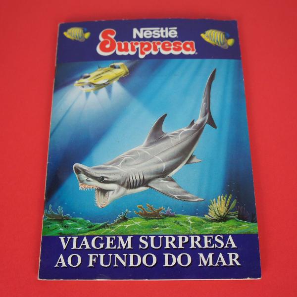 lbum surpresa nestlé viagem surpresa ao fundo do mar