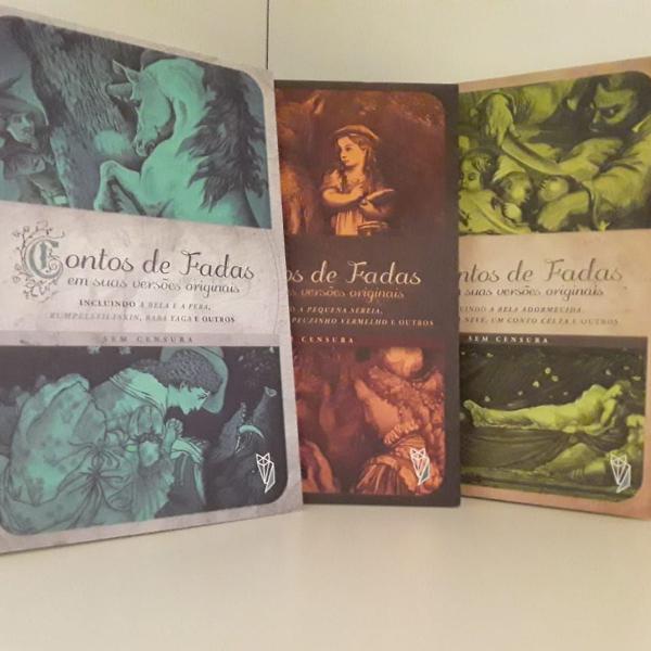 livro: contos de fadas em suas versões originais (volumes
