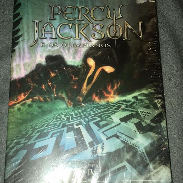 livro percy jackson e os olimpianos - a batalha do labirinto