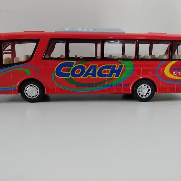 miniatura onibus metal rodoviario vermelho coach