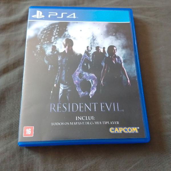 resident evil 6 deluxe PS4 jogo multiplayer