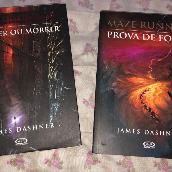 2 livros da saga correr ou morrer por 42,00 reais