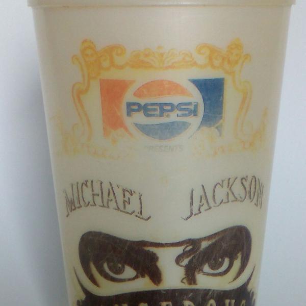 Copo PEPSI anos 90- Michael Jackson Dangerous World Tour