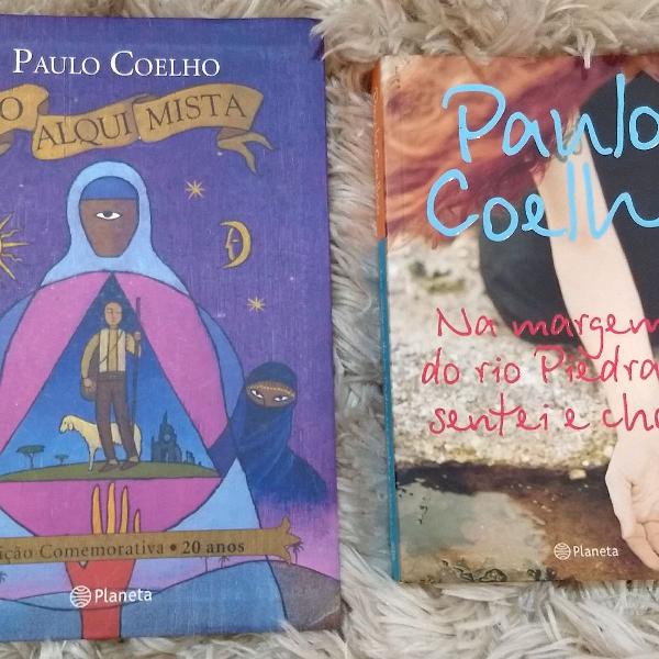 Livro Paulo Coelho - O alquimista e Na Margem do Rio Piedra