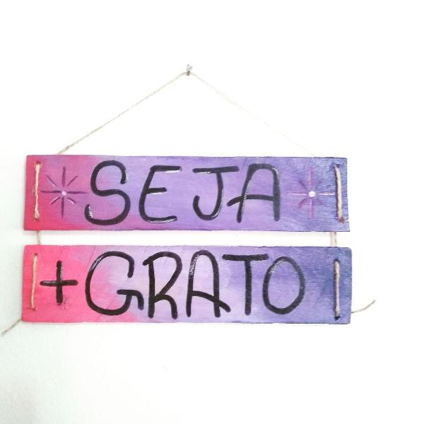 Placas decorativas