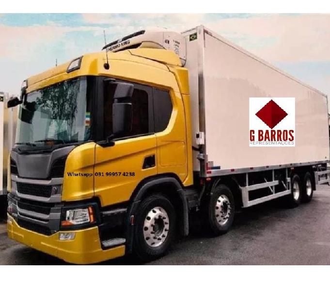 Scania P320 8x2 Aut Bau Camará Fria +Thermo king T 1200