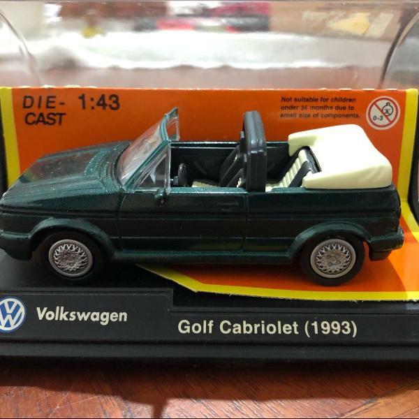 carrinho miniatura golf cabriolet 1993 - new ray
