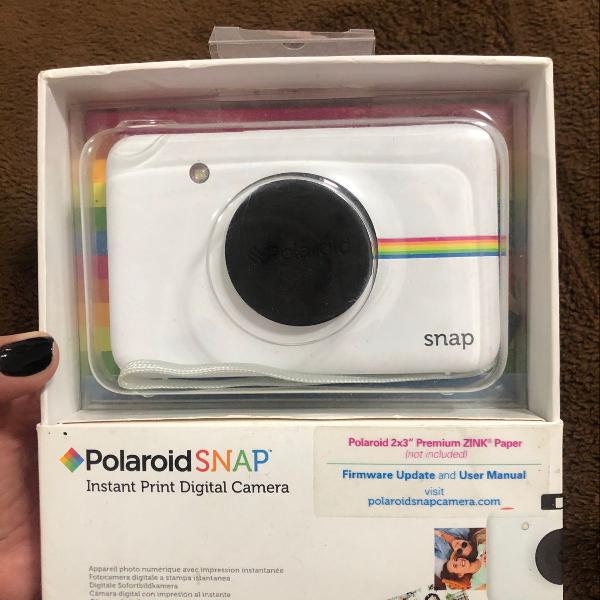 câmera polaroid snap
