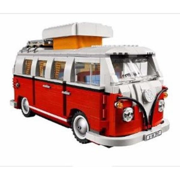 lepin creators kombi volkswagen com sistema de luz.