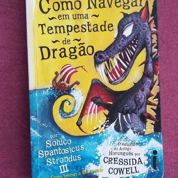 livro Como navegar em uma tempestade de Dragão