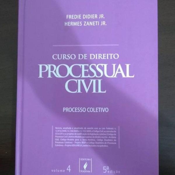 livro curso de direito processual civil coletivo vol 4