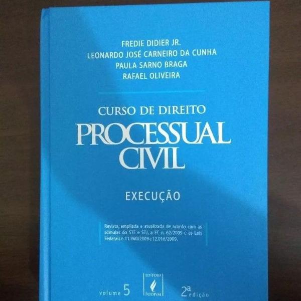 livro curso de direito processual civil execução vol 5