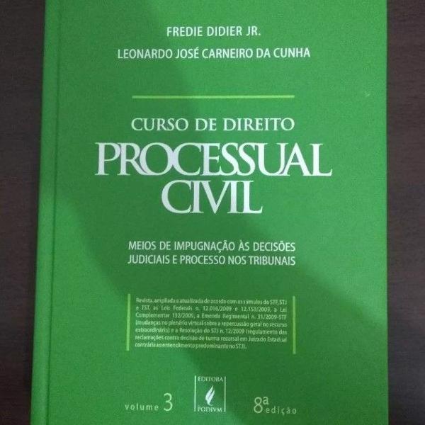 livro curso de direito processual civil processo vol 3