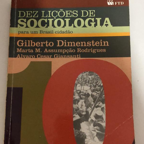 livro dez lições de sociologia