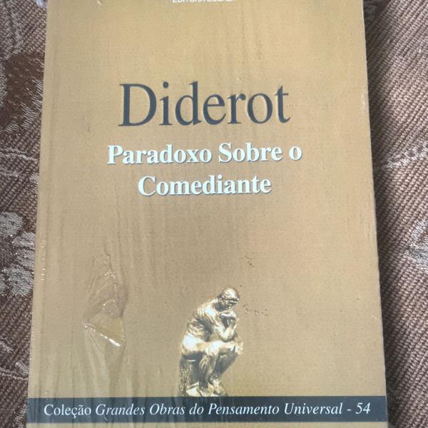 livro - diderot paradoxo sobre o comediante