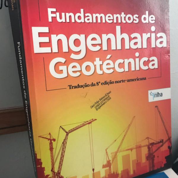 livro fundamentos de engenharia geotécnica
