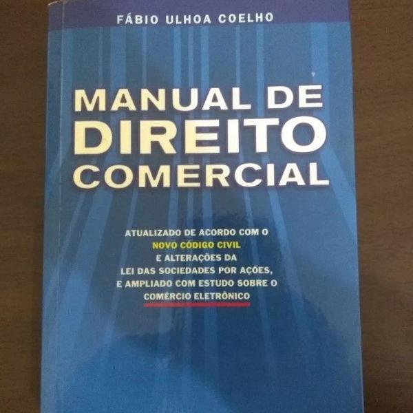 livro manual de direito comercial