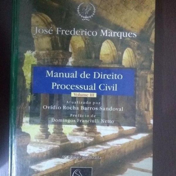 livro manual de direito processual civil volume iii