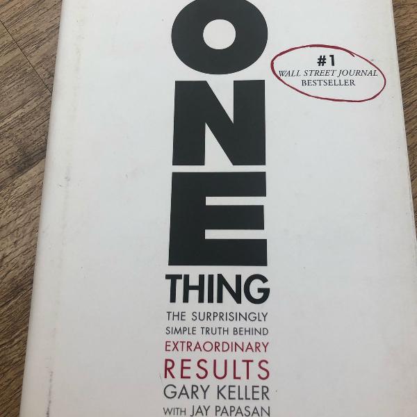 livro one thing