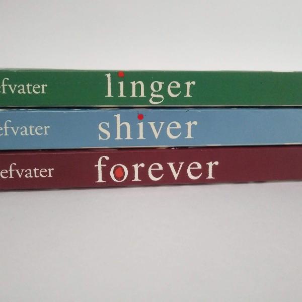 livros trilogia | linger | shiver | forever | maggie