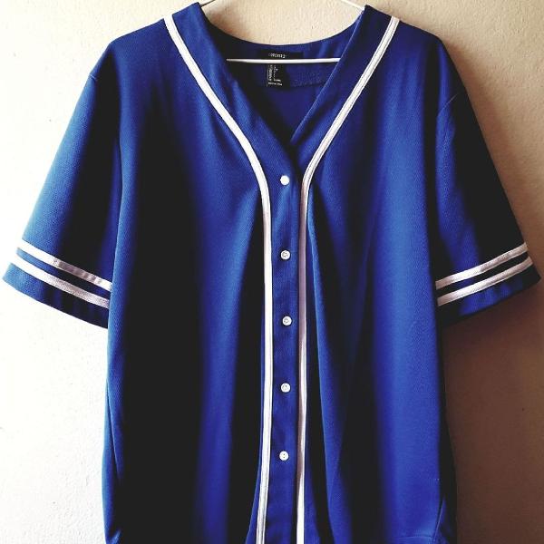 Camiseta Baseball Azul