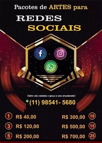 Pacotes Criação De Artes Para Redes Sociais